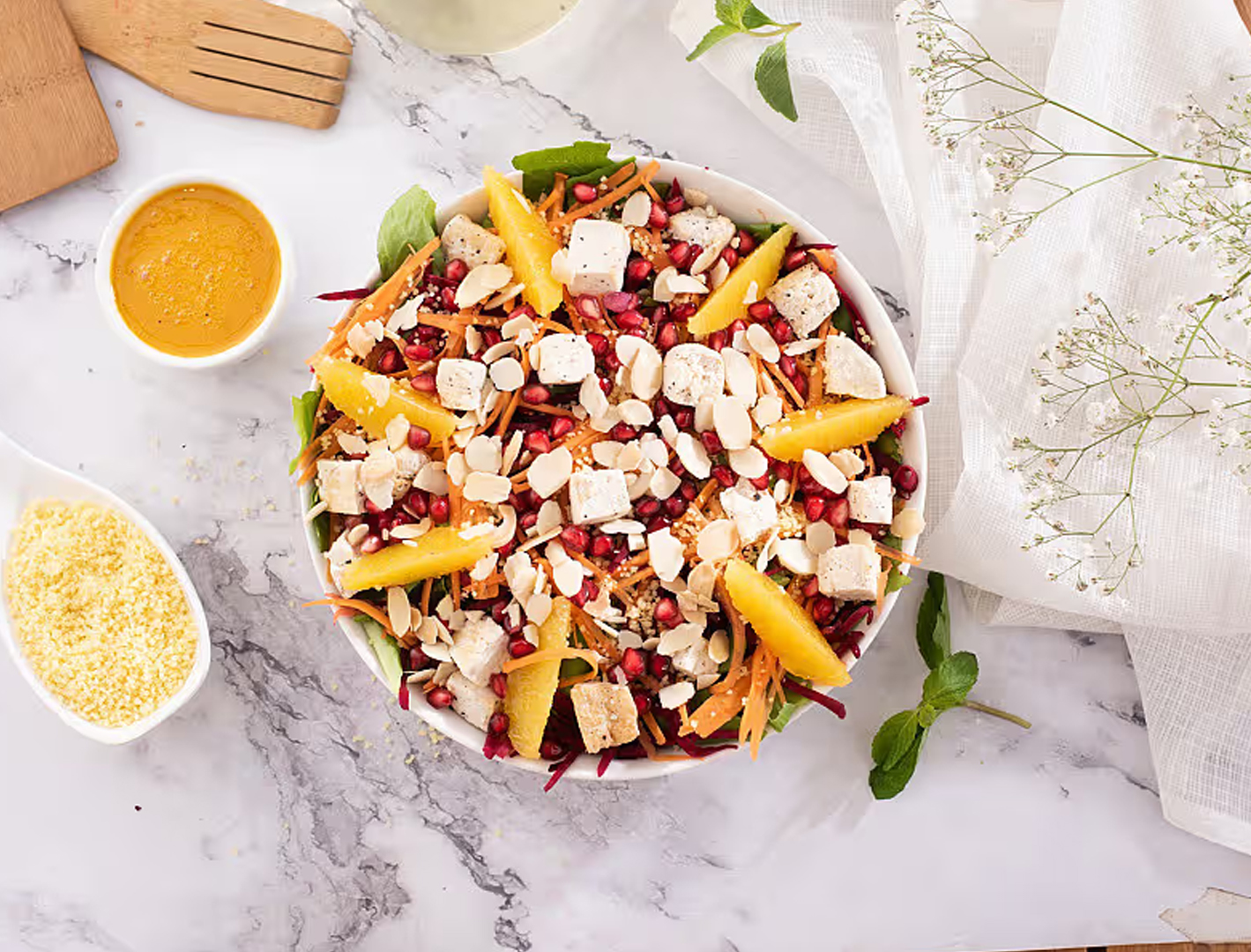 Veg Tangy Tofu & Couscous